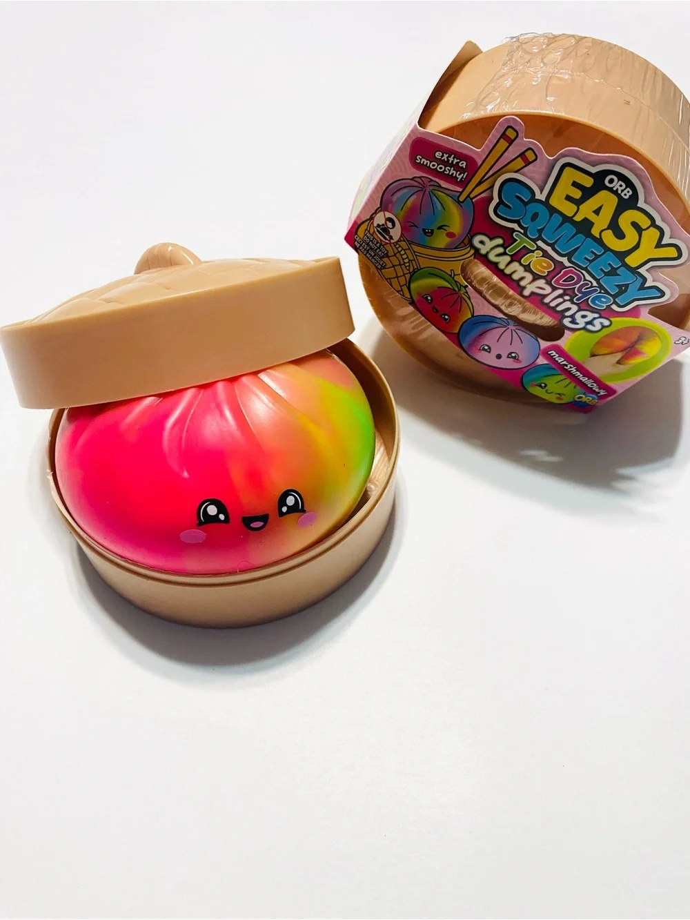 Easy Squeezy Tie Dye Dumplings Marshmallowy - Multi Color